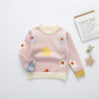 Cute Flower Knit Hoodies & Sweaters main image 5