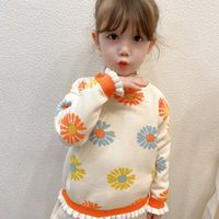 Cute Flower Polyacrylonitrile Fiber Hoodies & Sweaters main image 5