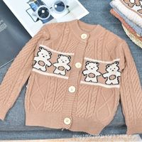 Cute Cartoon Rayon Hoodies & Knitwears sku image 11