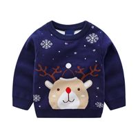 Christmas Cute Elk Cotton Hoodies & Knitwears sku image 5