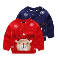 Christmas Cute Elk Cotton Hoodies & Knitwears main image 1