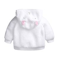Basic Solid Color Fleece Girls Outerwear main image 5