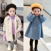 Casual Solid Color Polyester Girls Outerwear main image 1