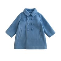 Casual Solid Color Polyester Girls Outerwear main image 5
