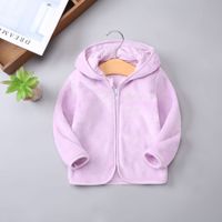 Casual Solid Color Polyester Boys Outerwear main image 2
