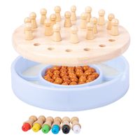 Multifunctional Wooden Desktop Memory Game Chess Children Educational Toy main image 4