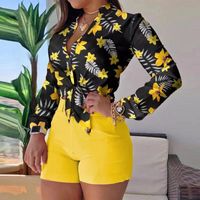 Women'S Blouse Long Sleeve Blouses Printing Vacation Printing Without Belt main image 9
