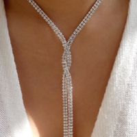 Fashion Geometric Alloy Inlay Rhinestones Women's Pendant Necklace 1 Piece main image 6