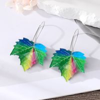 Fashion Leaves Alloy Plating Women's Drop Earrings 1 Pair main image 6
