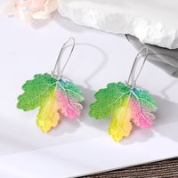 Fashion Leaves Alloy Plating Women's Drop Earrings 1 Pair main image 3