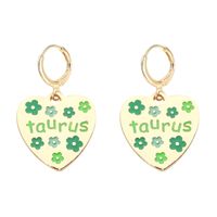 Fashion Heart Shape Alloy Enamel Women's Drop Earrings 1 Pair sku image 4