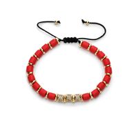 Fashion Geometric Soft Clay Copper Inlaid Zircon Unisex Bracelets 1 Piece main image 5