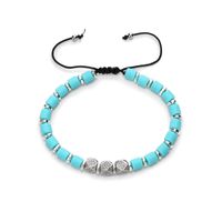 Fashion Geometric Soft Clay Copper Inlaid Zircon Unisex Bracelets 1 Piece sku image 9