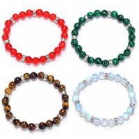 Retro Geometric Natural Stone Agate Bracelets 1 Piece main image 1