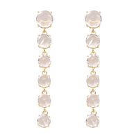 1 Pair Fashion Water Droplets Alloy Inlay Rhinestones Women's Drop Earrings Earrings sku image 19