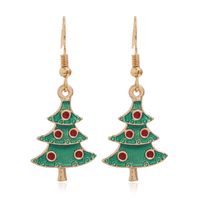 Fashion Christmas Tree Santa Claus Alloy Plating Women's Drop Earrings 1 Pair sku image 7