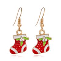 Fashion Christmas Tree Santa Claus Alloy Plating Women's Drop Earrings 1 Pair sku image 23