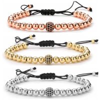 Retro Fashion Geometric Copper Handmade Bracelets 1 Piece main image 6