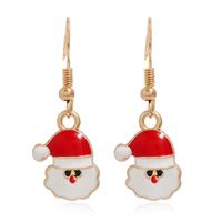 Fashion Christmas Tree Santa Claus Alloy Plating Women's Drop Earrings 1 Pair sku image 26
