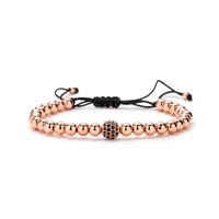 Retro Fashion Geometric Copper Handmade Bracelets 1 Piece sku image 1