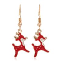 Fashion Christmas Tree Santa Claus Alloy Plating Women's Drop Earrings 1 Pair sku image 28