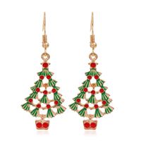 Fashion Christmas Tree Santa Claus Alloy Plating Women's Drop Earrings 1 Pair sku image 1