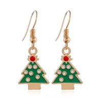 Fashion Christmas Tree Santa Claus Alloy Plating Women's Drop Earrings 1 Pair sku image 5