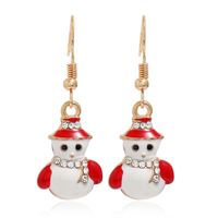 Fashion Christmas Tree Santa Claus Alloy Plating Women's Drop Earrings 1 Pair sku image 13