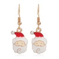 Fashion Christmas Tree Santa Claus Alloy Plating Women's Drop Earrings 1 Pair sku image 25