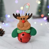 Christmas Cute Cartoon Cloth Metal Party Hanging Ornaments sku image 7