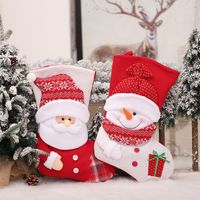 Christmas Fashion Santa Claus Snowman Cloth Party Christmas Socks main image 4