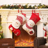 Christmas Fashion Santa Claus Snowman Cloth Party Christmas Socks main image 1