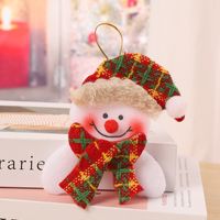 Christmas Cute Santa Claus Snowman Cloth Party Hanging Ornaments sku image 3