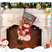 Christmas Fashion Santa Claus Snowman Nonwoven Party Hanging Ornaments sku image 2