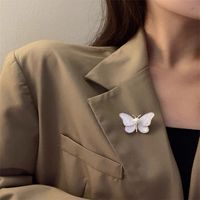 Sweet Butterfly Alloy Artificial Pearls Women's Brooches main image 2