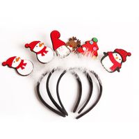 Cartoon Style Christmas Tree Snowman Cloth Hair Band main image 2