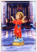 New Hand-raising Holy Boy Jesus Ornaments Table Decoration Gift Resin Crafts main image 4