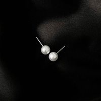 Sweet Ball Alloy Artificial Pearls Women's Ear Studs 1 Pair main image 5