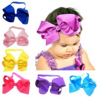 Mignon Couleur Unie Fleur Chiffon Bande De Cheveux main image 1