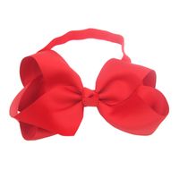 Cute Solid Color Flower Cloth Hair Band sku image 1