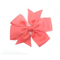 Cute Solid Color Flower Cloth Hair Clip sku image 10