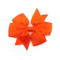 Cute Solid Color Flower Cloth Hair Clip sku image 22