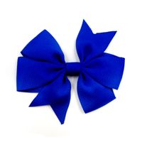Cute Solid Color Flower Cloth Hair Clip sku image 25