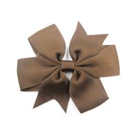 Cute Solid Color Flower Cloth Hair Clip sku image 29