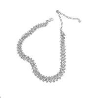 Ins Style Solid Color Alloy Inlay Artificial Diamond Women's Choker 1 Piece main image 5
