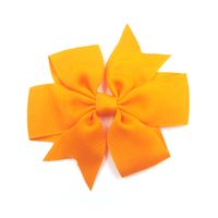 Cute Solid Color Flower Cloth Hair Clip sku image 7