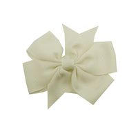 Cute Solid Color Flower Cloth Hair Clip sku image 12