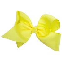 Cute Solid Color Flower Cloth Hair Clip main image 2