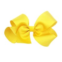 Cute Solid Color Flower Cloth Hair Clip sku image 2