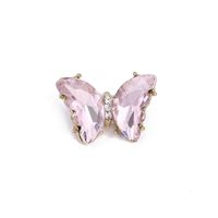 Fashion Butterfly Alloy Rhinestones Women's Brooches main image 5